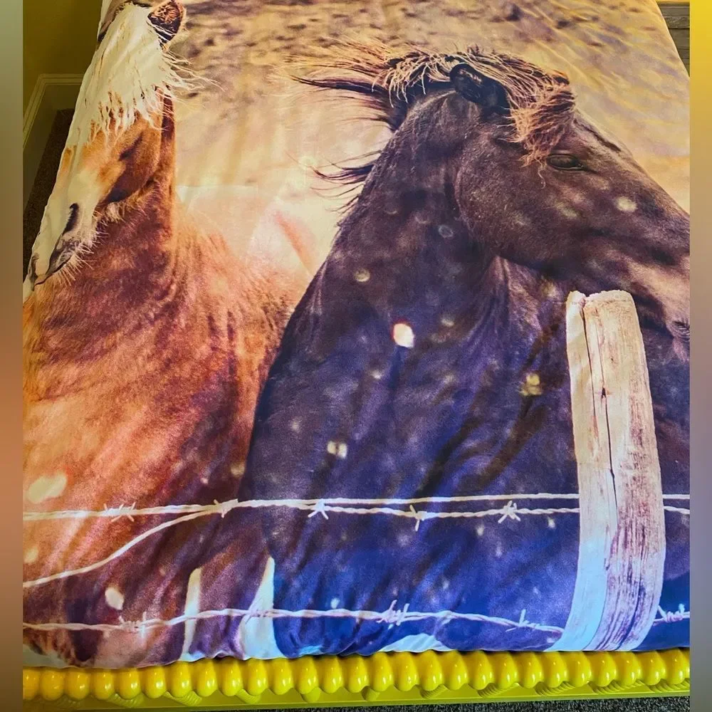 Society6 Southwestern Horse Duvet Twin XLong